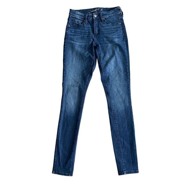 Universal Thread Skinny Jeans 2/26 Long Dark Wash - Picture 1 of 8